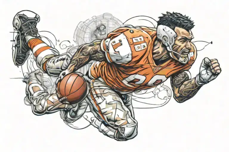 Pro Football Player In His Old Neighborhood Growing Up