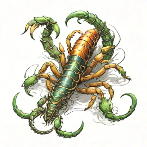 Swordon Scorpion Crawling