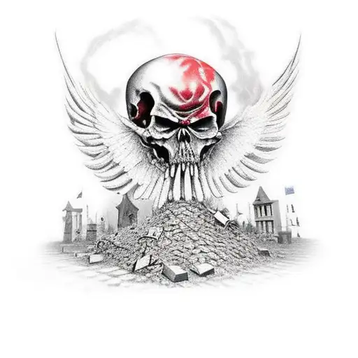 Death Angel Over Brothers Grave