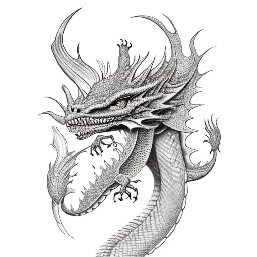 The Girl With Her Dragon