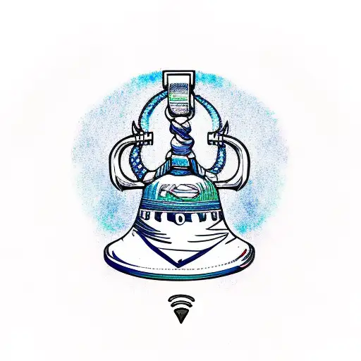 Liberty Bell With Anchor