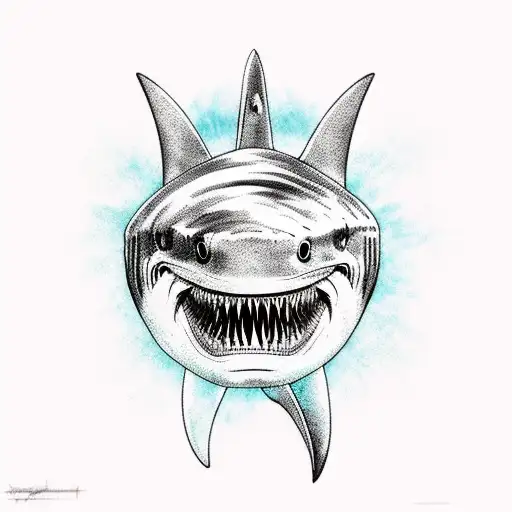 Shark Eating The World But Delfin Domains With Intelligence