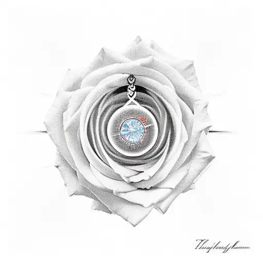 Rose With A Ring Of Fire