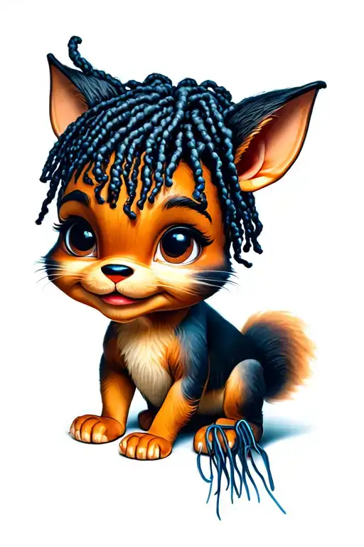 Baby Taz With Locs
