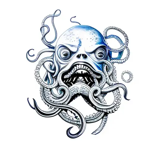 Kraken With Diver