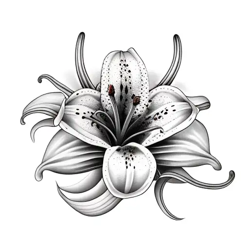 Lily Tattoo For Daughter