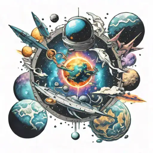 Outer Space And God Surrounded