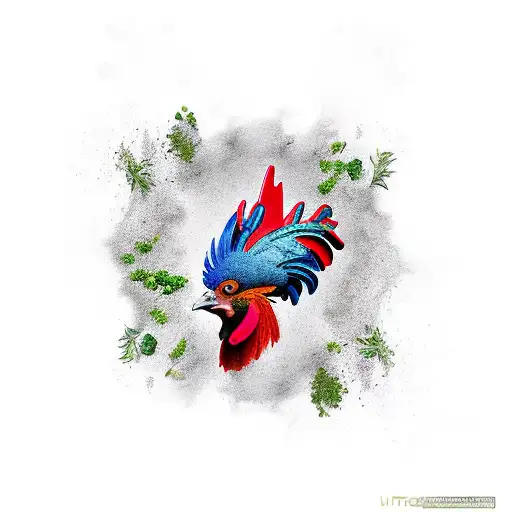 Rooster With Herbs