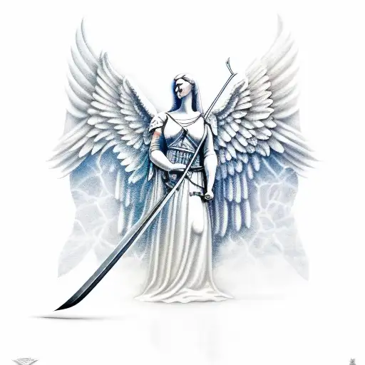 Guardian Angel With A Sword