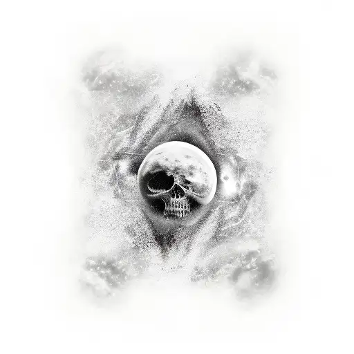 Space Black And White