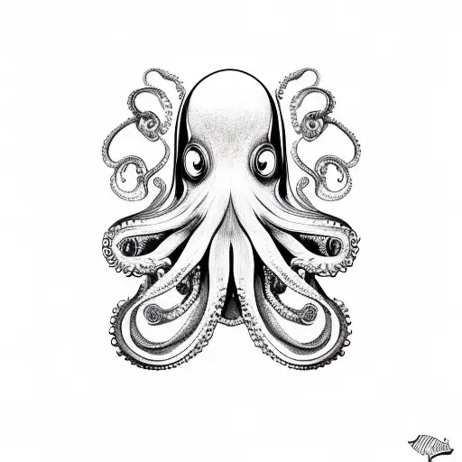 Weird Hippy Octopus No Color