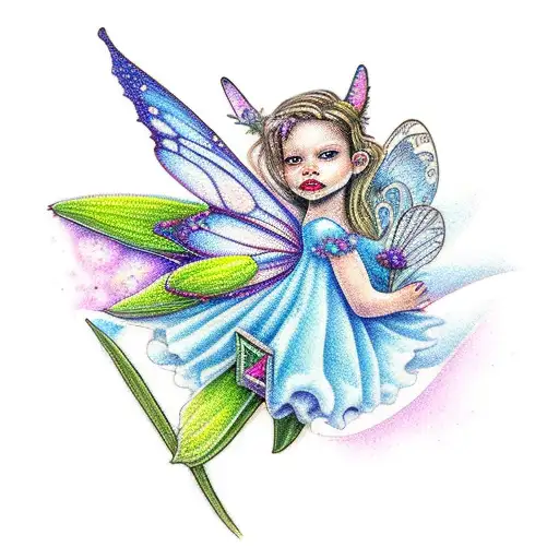 Fairy In Garden