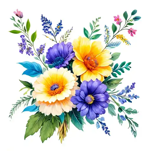 January & May Birth Flower Bouquet