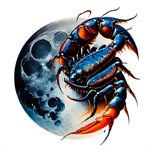 Scorpio Moon Merging Together