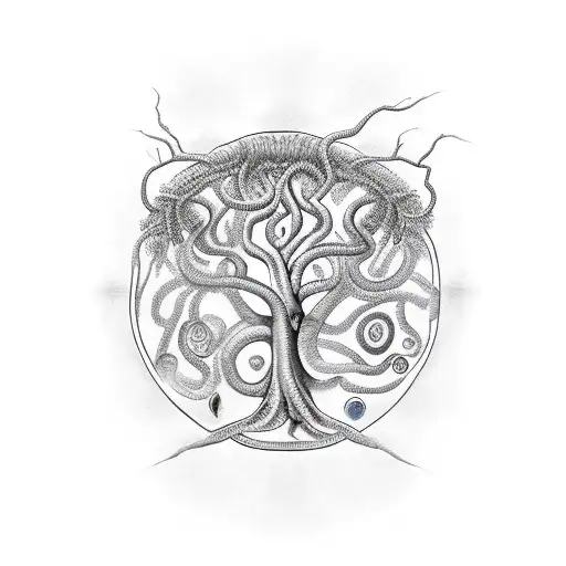 Tree Of Life And Medusa
