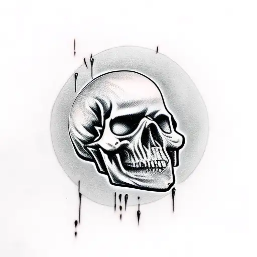 Gothic Cupcake Skull