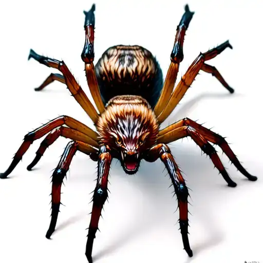 Scary Realistic Wolf Spider