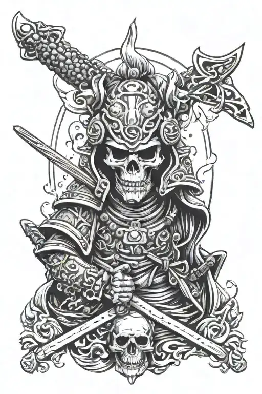 Skull Samurai Space