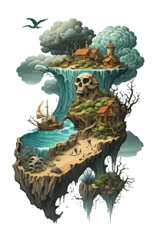 Ocean Death Seaside Landscape