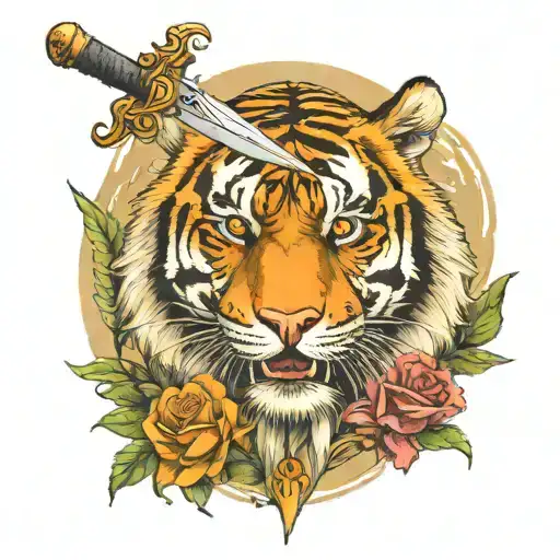 Tiger And Sword