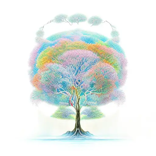 The Tree Of Life And The River Of The Water Of Life