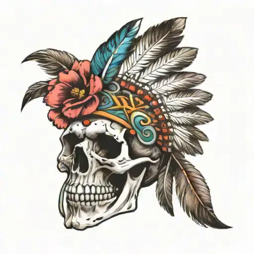 Indian Skull Soft Shading