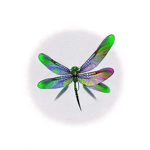 Dragonfly And Clover
