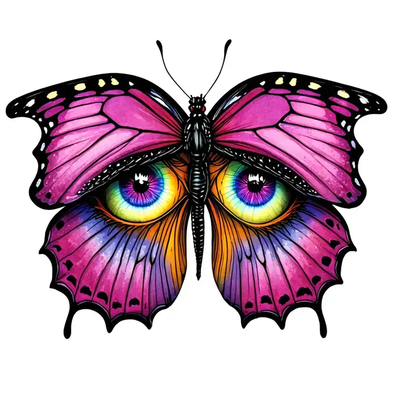 Butterfly Satanic Symbolism Crying Eyes