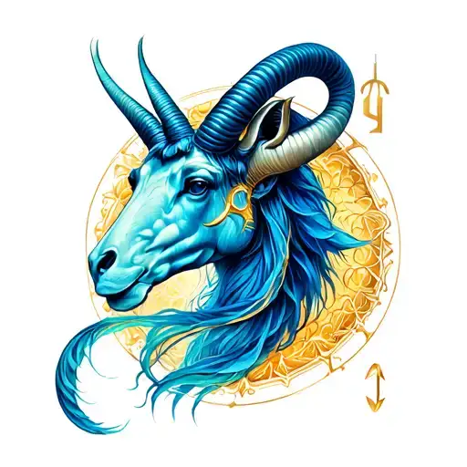 Capricorn And Aquarius Zodiac Symbol Incorporated