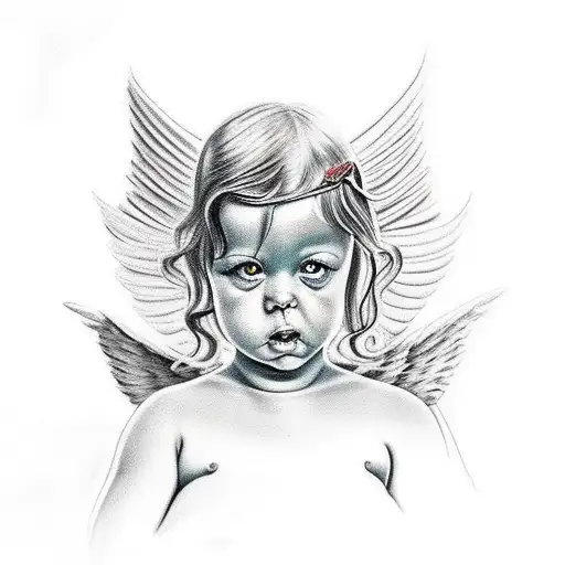 Women With Angel Baby