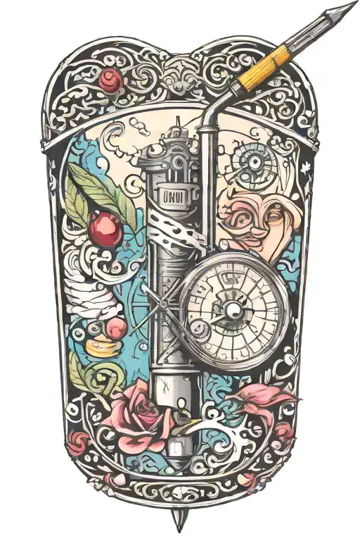 Sewing Needle Hand Half Sleeve