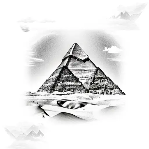 Egypt Pyramid Sun Desert River Nile