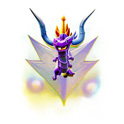 Spyro The Dragon Flying