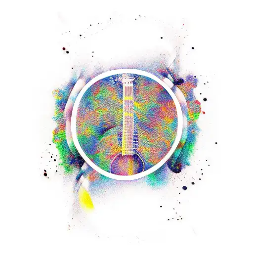 Ink Spot With Guitar