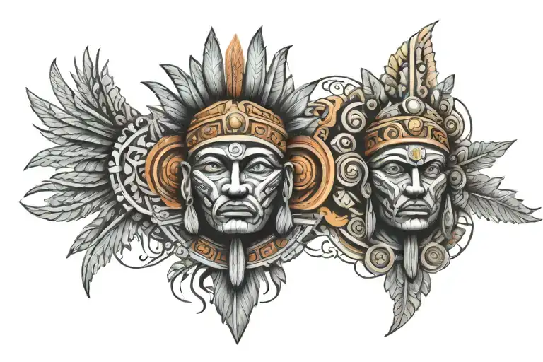 Warror Aztec Realistic