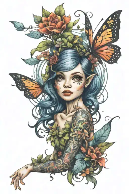 Fairy Patterned Small