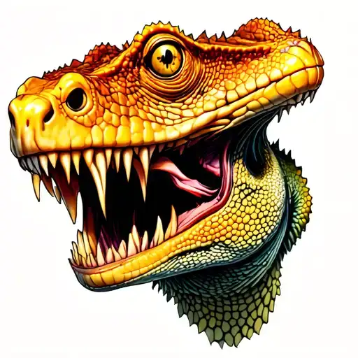 Bearded Dragon Zombie Horror