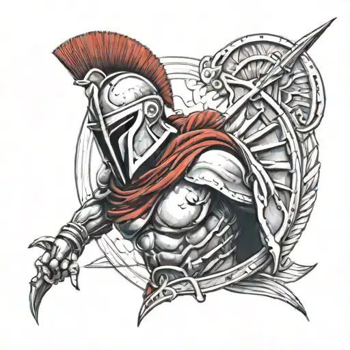 Spartan With Red Trim