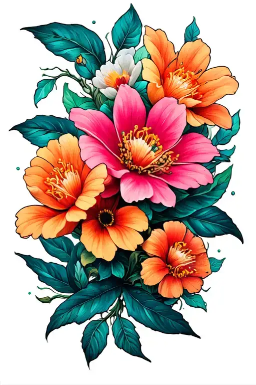 Aquarius Flowers Pretty