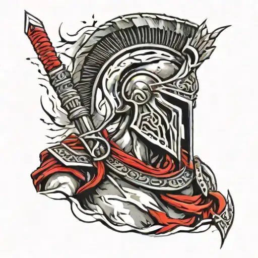 Spartan With Red Trim
