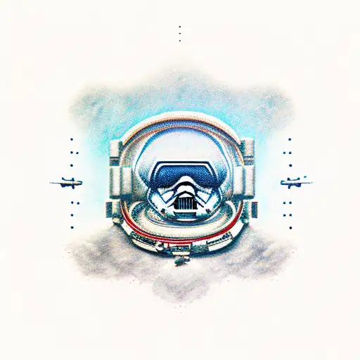 An Astronaut On The Dark Side Of The Moon