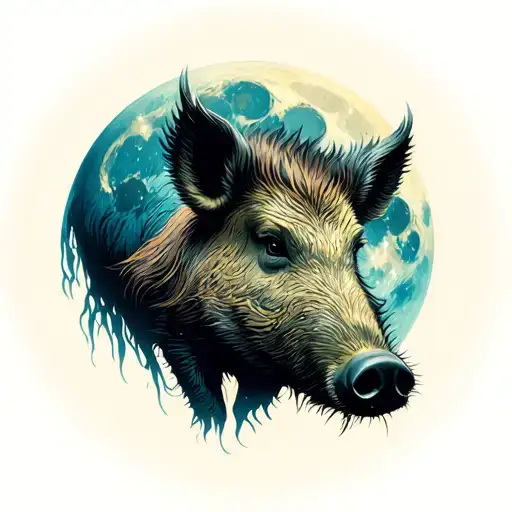 Forest Wild Boar Moon Party I