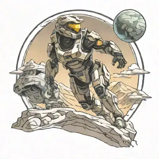 Halo Spartan Stranded On Alien Planet