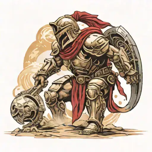 Spartan In Full Armor Stranded On Alien Planet