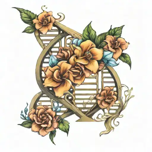 Floral Dna Helix