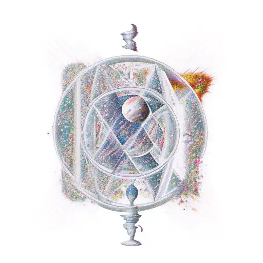 The Broken Hourglass And The Inscription Around Entropy Of The Universe