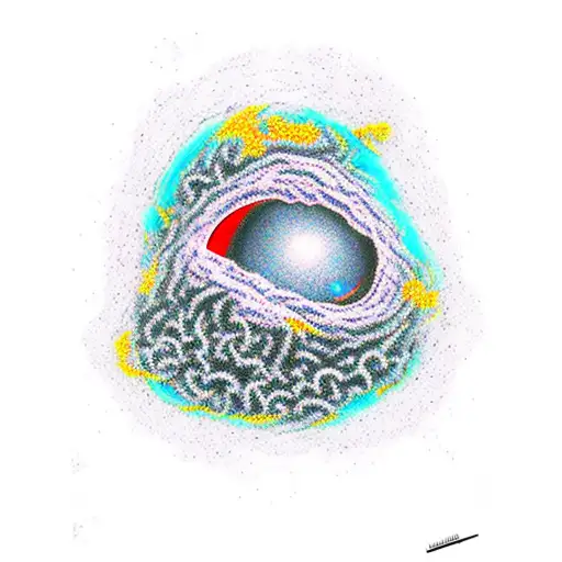 Black Hole Sucking In A Heart