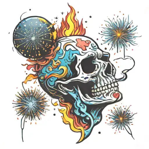 Dad Died And Likes Fireworks