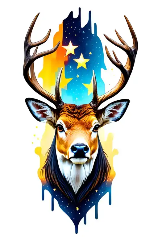 Buck With Stars
