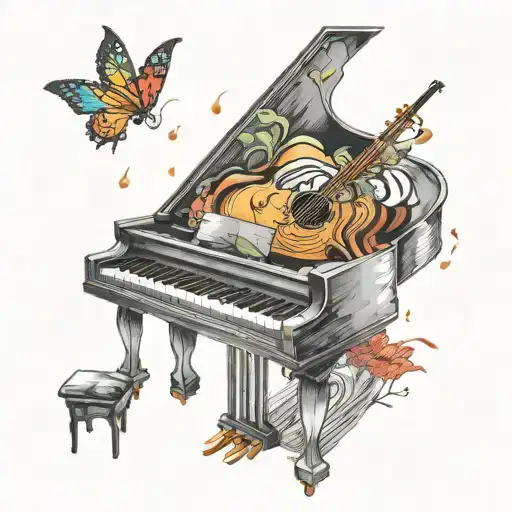 Music Dj Piano And Guitar